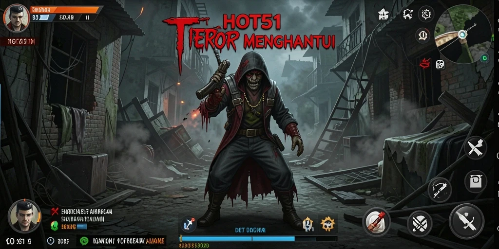 Screenshot gameplay HOT51 menampilkan momen menegangkan.