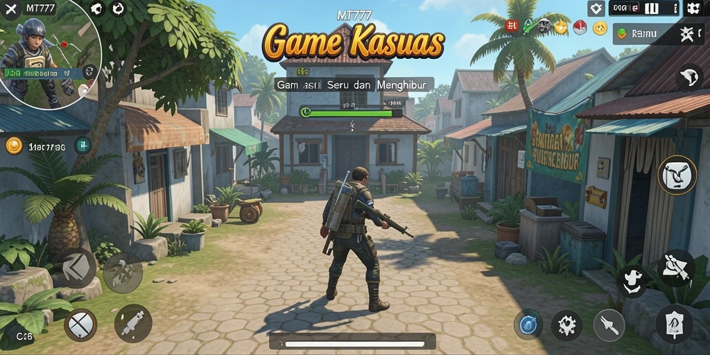 Tangkapan layar utama MT777 menampilkan gameplay yang mengasyikkan dan interaktif.