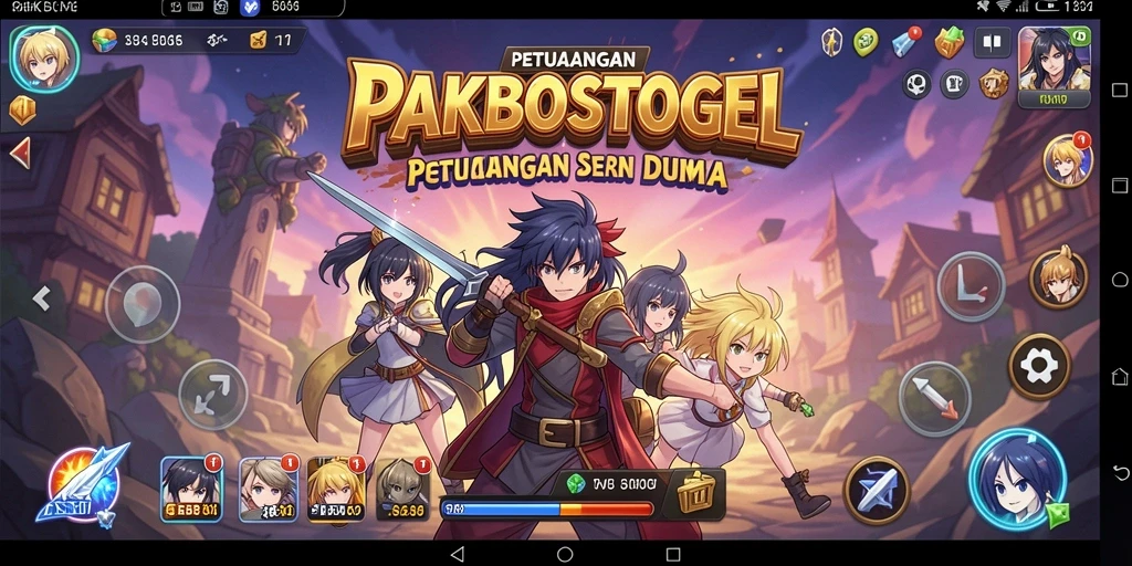 Tampilan gameplay PAKBOSTOGEL yang mengagumkan dan penuh warna.