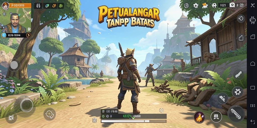 Tampilan seru gameplay Open World di QQ1221