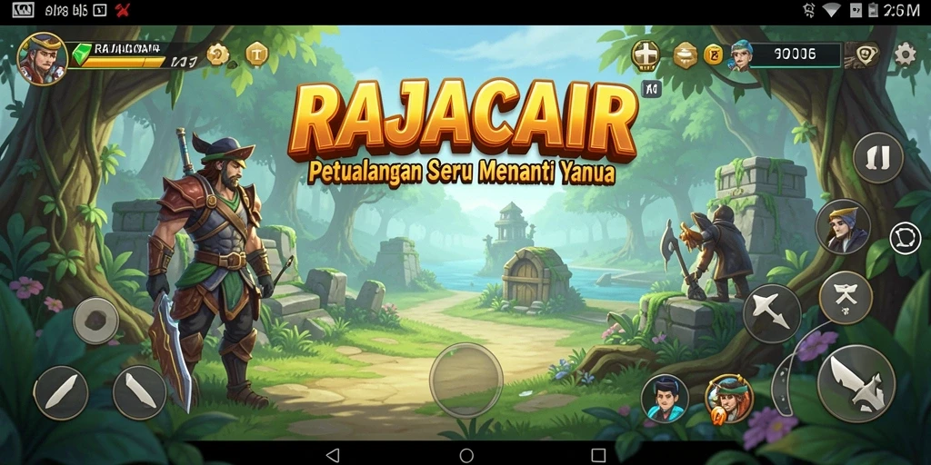 Screenshot RAJACAIR menampilkan aksi petualangan yang seru dan menantang.