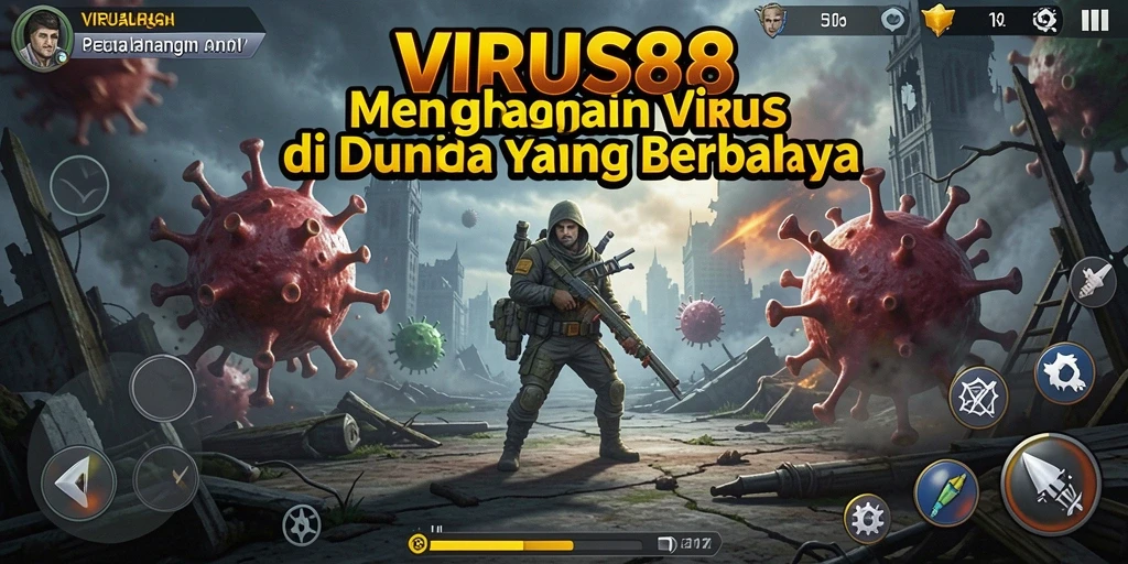 Tangkapan layar dari gameplay seru dan tantangan di <strong>VIRUS88</strong>.